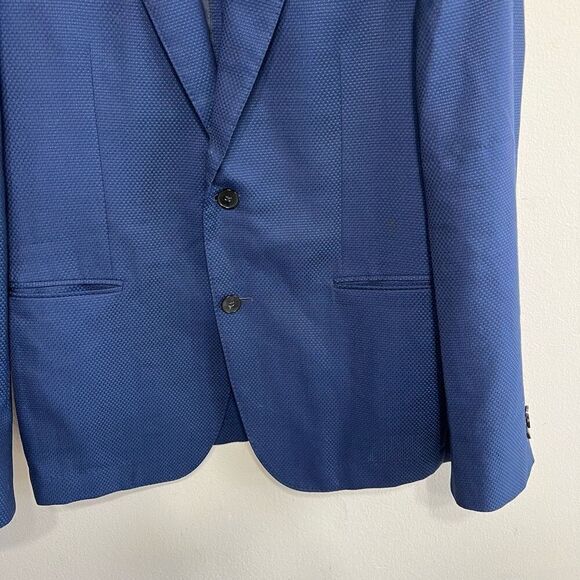 BOSS Nordstrom Blue Summer Sports Jacket Deconstructed 38R Slim Fit - Picture 3 of 11